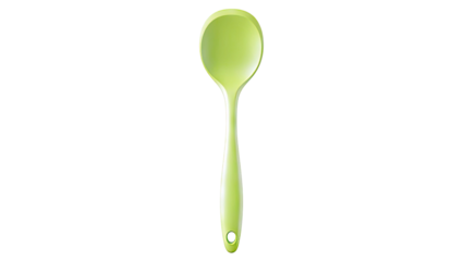 Green Silicone Spoon