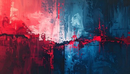 ブルー　レッド　背景