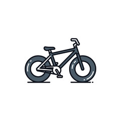 Fototapeta premium Simple illustration of a bicycle.
