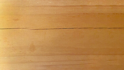 真ん中に細い1本の亀裂のある、シンプルな淡い木目の背景素材　16:9　8K UHDサイズ