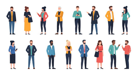 Diverse Casual Human Illustrations &ndash; Vector People for UI and Design