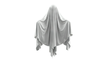 Ghost covered by a white sheet