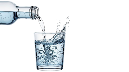 Water Pouring Into Glass