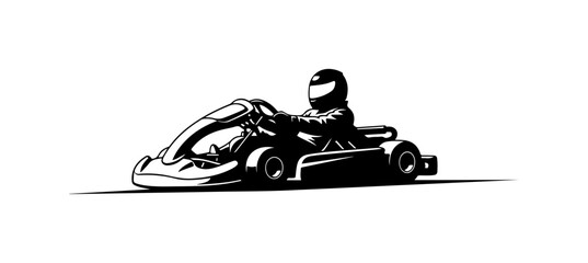 Go-Kart Racing Illustration © Enamul