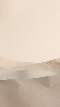 Minimal abstract paper texture in neutral beige with soft layers

