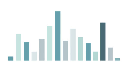 Obraz premium Bar Chart Visualization Representing Data Trends and Analytics