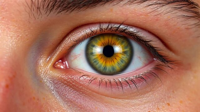 Closeup of a human eye