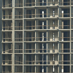 Frame Structure Of Concrete Floors And Columns Of Multi Storey Buildings 
