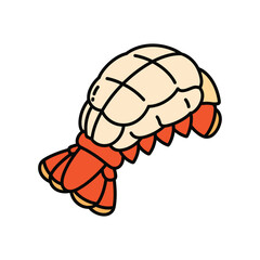 Obraz premium Cartoon Crab Illustration