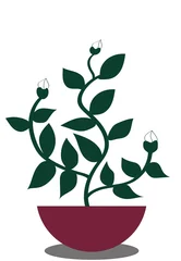 Stickers Patronen vector illustration of a flower.  wall decoration vectors ilustration. hand drawn seamles pattern. art. aerwork. colors. full colors.  © fadli ridha