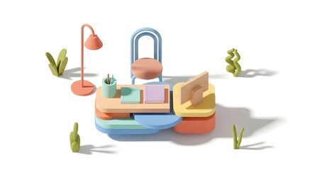 easter egg and flower