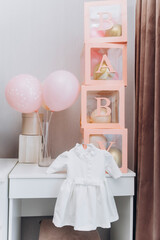 Toddler's white dress  for baptism
