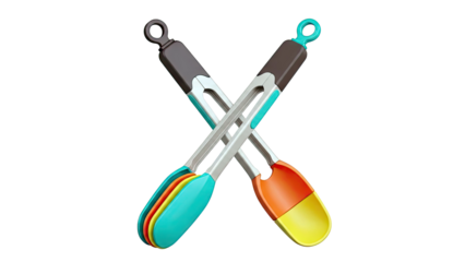 Colorful Kitchen Tongs