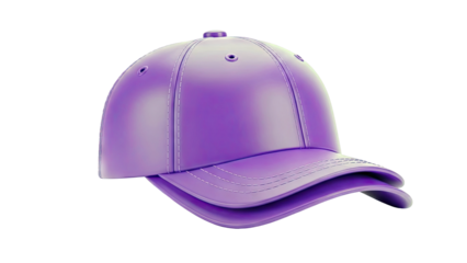 Purple Baseball Cap Mockup