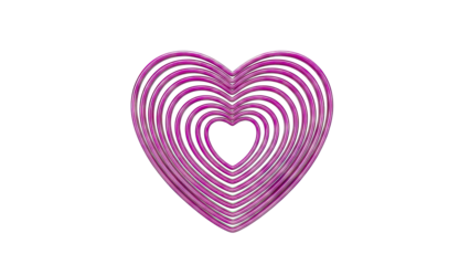 Nested Pink Hearts