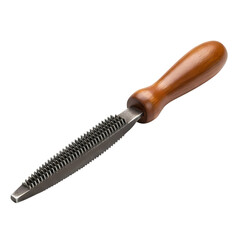 Obraz premium Coarse Wood Rasp Hand Tool for Carpentry, Background Removal