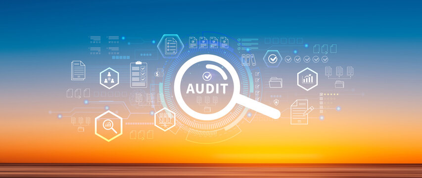 Business Audit concept. check and evaluate financial statement, Financial auditing concept, Audit And Fraud Investigation