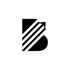 b logo
