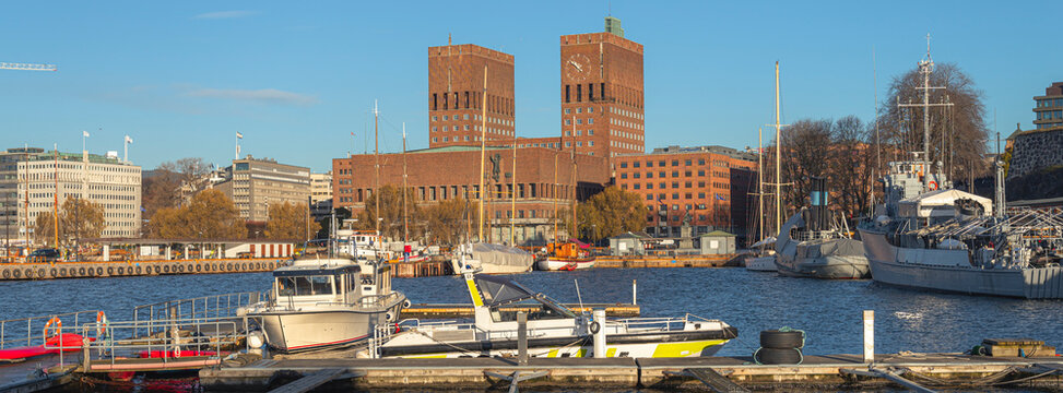 Oslo embankment, Norway