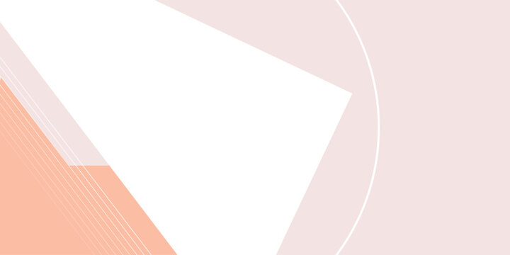 Pastel pink mountain background in minimal style