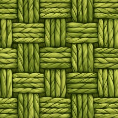 Green Woven Pattern Texture Background