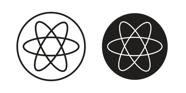 Fusion icon concept template. linear or solid icon collection