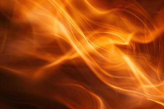 Abstract orange fire pattern for wallpaper. Blurry, elegant backdrop ideal for design