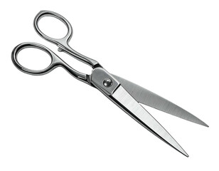 Fototapeta premium Sharp Stainless Steel Surgical Scissors Closeup.