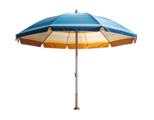 Colorful Beach Umbrella with Metal Pole.