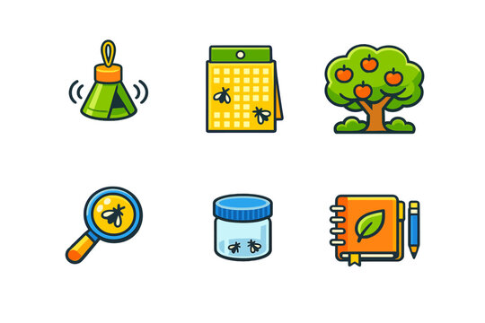 Insect and Nature Icon Set
