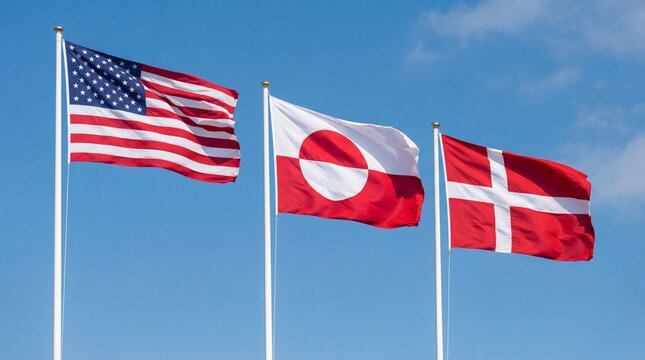 International flags display united states japan denmark outdoor celebration clear sky cultural significance