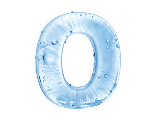 Clear Inflatable Swimming Ring with Water Droplets.
