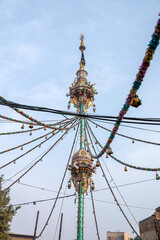 Hyderabad, Pakistan - December 14, 2025: Najaf e Sindh Qadam Gah Mola Ali. Hyderabad Sindh Pakistan © hasan