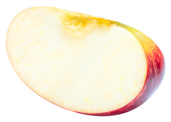 Fresh apple  cut open isolated on white background, Juicy and bright Apple on White Background High resolution photography, With clipping path.PNG File.