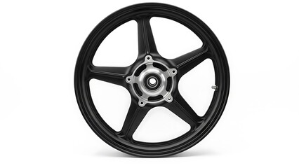 Obraz premium Modern motorcycle wheel with spoke design illustration