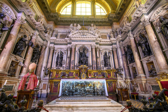 NAPLES, ITALY. The Naples Cathedral or Duomo di San Gennaro