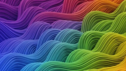 Naklejka premium Colorful Wavy Abstract Background Waves Flowing Gradient. Concept featuring abstract, colorful, waves, flowing, gradient.