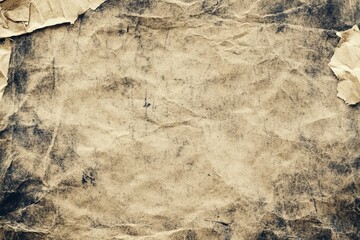 Weathered vintage paper with scratches and marks for design projects or music album covers in various creative settings