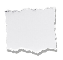Obraz premium Elegant Torn Paper with Ripped Paper Edges, a pristine White Paper Blank Paper for notes, messages, or design, showcasing a beautiful Textured Paper surface and ample copy space.