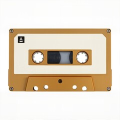 Fototapeta premium Vintage Audio Cassette in Warm Colors
