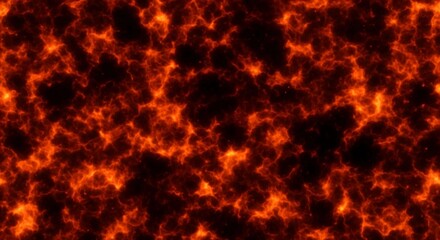 A vibrant and dramatic abstract background of fiery orange and black flames