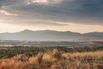 Fototapeta premium Mountains meadow