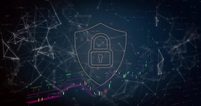Animation of network of connections over network of connections