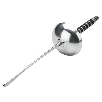 Silver Fencing Epee Sword Isolated.
