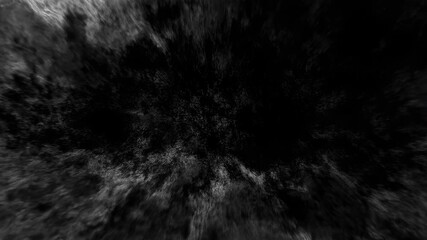 Dynamic transition from simplicity to complexity with dramatic textures and flow