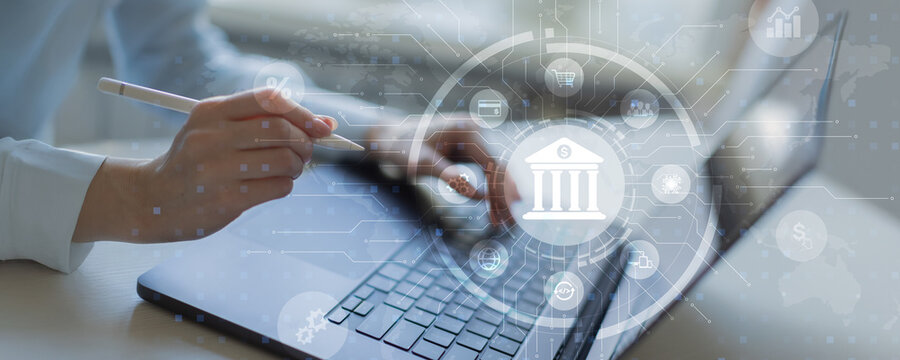 Advanced Digital Banking Technology for Secure Financial Transactions. - Powered by Adobe