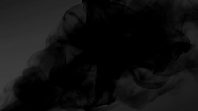 Dynamic transition of smoke from light to dark in motion