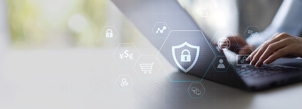 Data Security and Encryption in Digital Transactions. Business and Technology concept. - Powered by Adobe