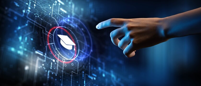 E-Learning Concept: Enhancing Education Through Digital Learning Platforms. - Powered by Adobe