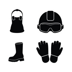 Personal Protective Equipment and Safety Gear Set